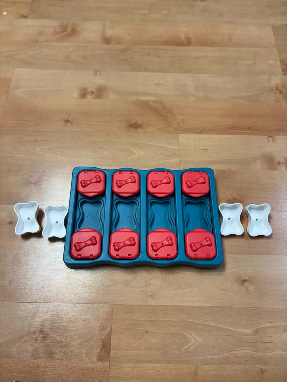 Nina Ottosson Dog Brick Interactive Treat Puzzle Toy Level 2 Puppy Enrichment